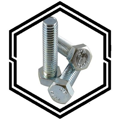 1.4550 SS Tap Bolts