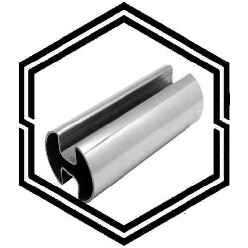 GR. P5 Alloy Steel Slot Round Pipe